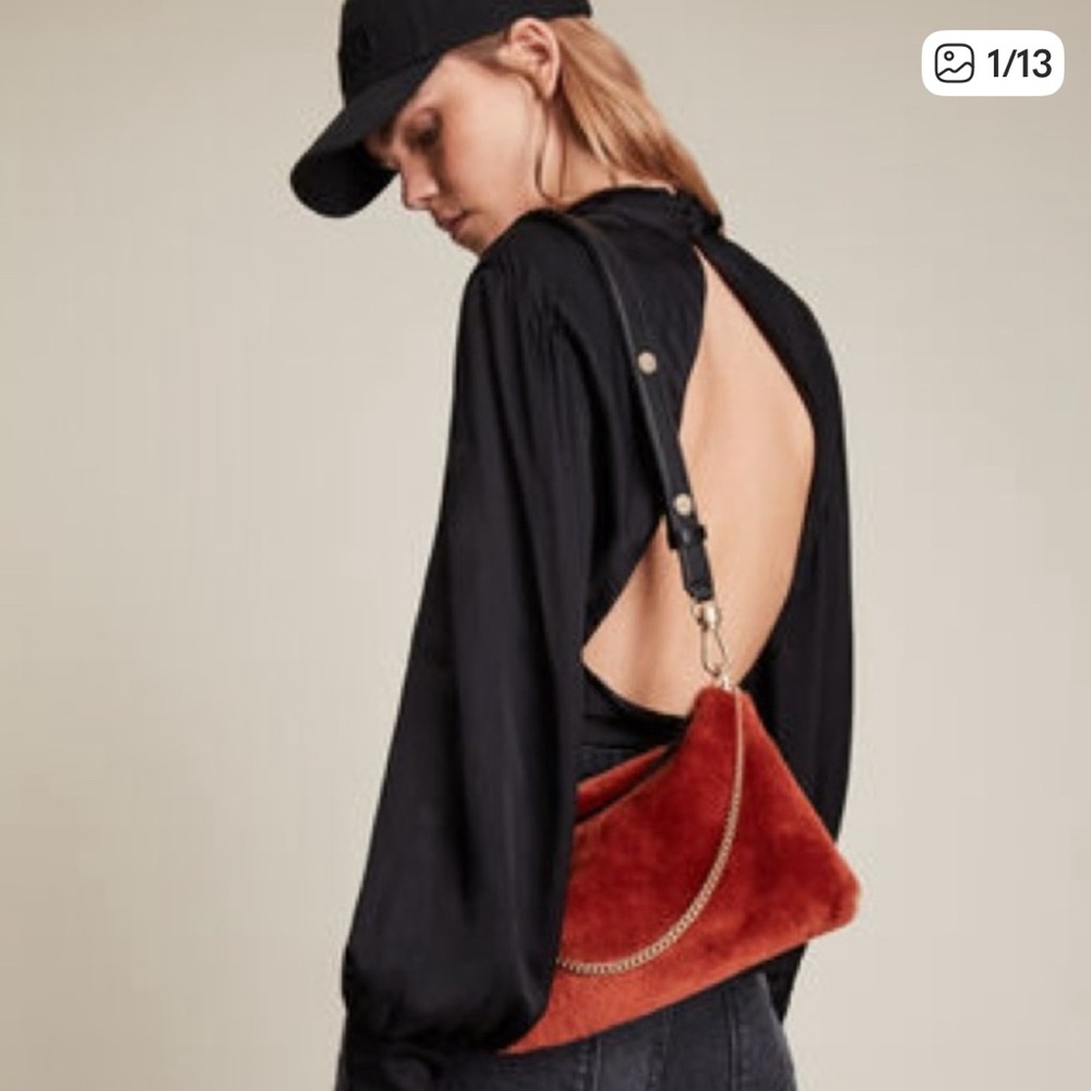 All Saints Fur Bag